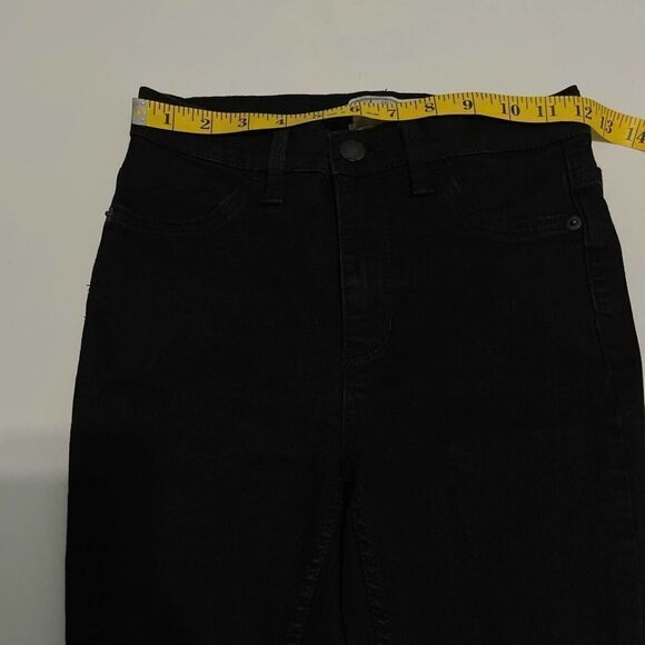 Free People Black Skinny Leg Jeggings Size 26 - Picture 8 of 13